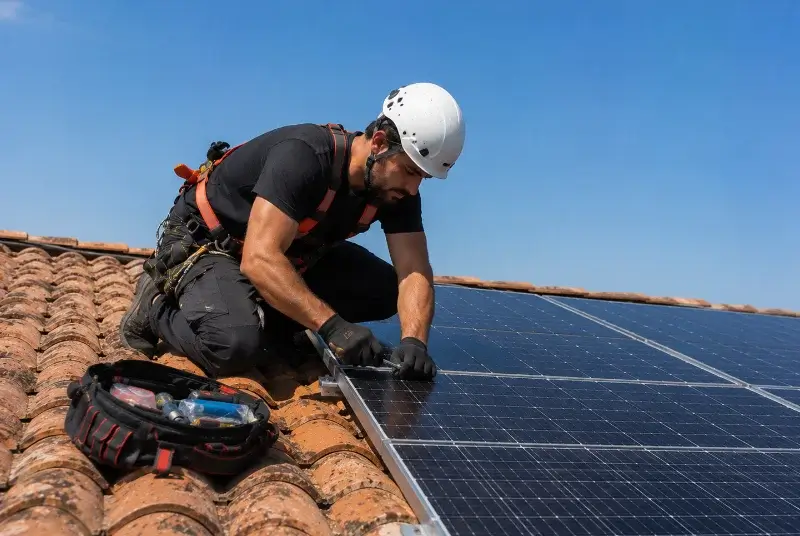 Maintenance et monitoring de panneaux solaires à Diemeringen