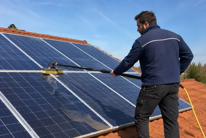 Nettoyage et entretien de panneaux solaires à Diemeringen
